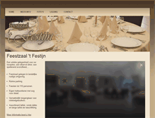 Tablet Screenshot of feestzaalfestijn.be